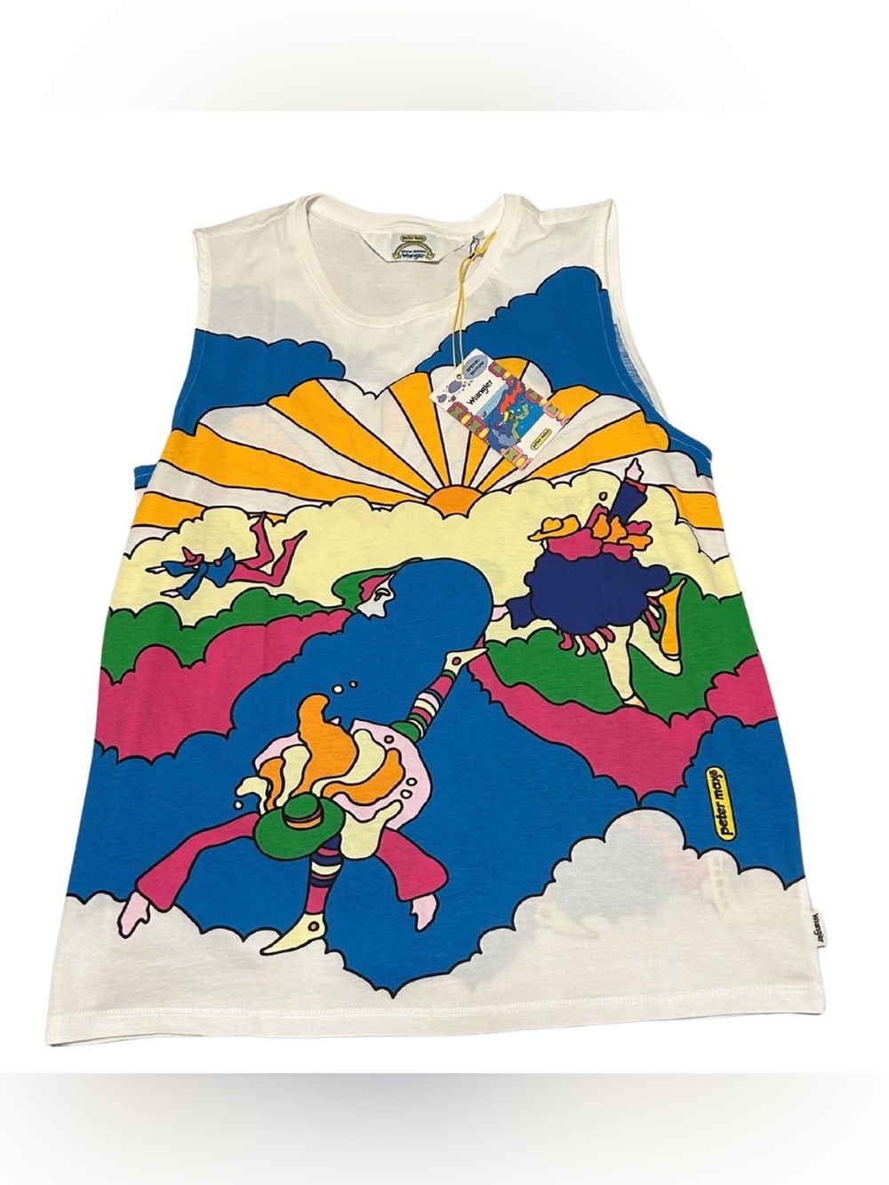 Wrangler x Peter Max Special Edition Psychedelic Pop Art Tank | NWT | Size S